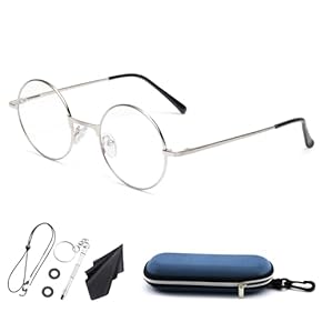 ASKA 黒縁メガネ 老眼鏡 リーディンググラス +2.50 男の子向け