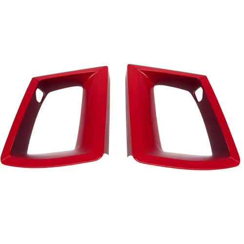 Image of 2024+ Mustang GT & GT Premium Front Grill Inserts (Gloss Red)