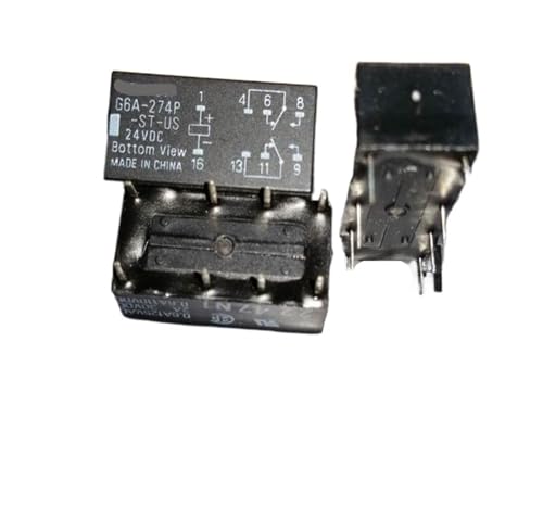 Relé de 8 pines G6A-274P-ST-US 24 VCC componente de control compatible con DS2-24V