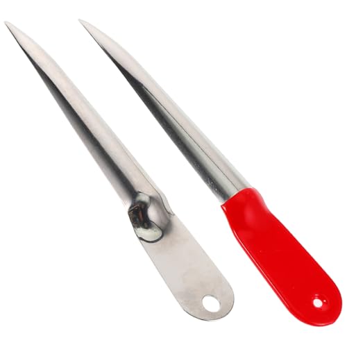 Housoutil Cuchillo De Palanca para Ratán De Metal Herramienta De Reparación De Muebles De Mimbre Útil para Arreglar Cestas para Artesanía
