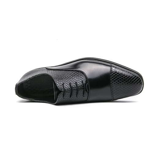 Elegant Mens Leather Lace Up Oxford Shoes Comfortable for Business and Formal Use3