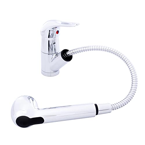 Ambassador Marine Stasis Collection Mini Pull-Out Galley Faucet, Chrome - Thumbnail 2
