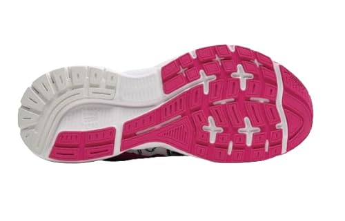 Brooks Women’s Trace 4 Neutral Running Shoe - White/Fuchsia/Blue - 9 Medium