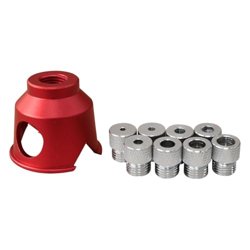 Sharplace Tigne de perceuse de travail du de punch à trous vertical avec 8 bagues de forage de punch de coups de poing Puncher pour les meubles de