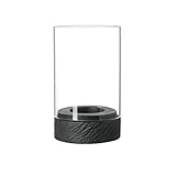 villeroy boch kerzenhalter Hochwertige Qualität: stylisches Home Accessoires aus robustem Borosilikatglas (transparent) mit wundervoller Lichtbrechung und Sockel aus Premium Porzellan, ideal abgestimmt zur Bestseller Kollektion Manuafcture Rock