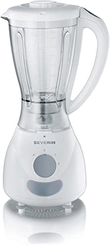 Severin SM 3719 Standmixer, 1.5 Liter, weiß-grau
