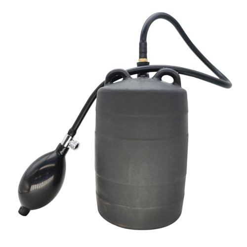 Image of Sewer Test Plug - Inflatable Pipe Plug Balloon, Self-contained Hand Inflatable (4 inches)