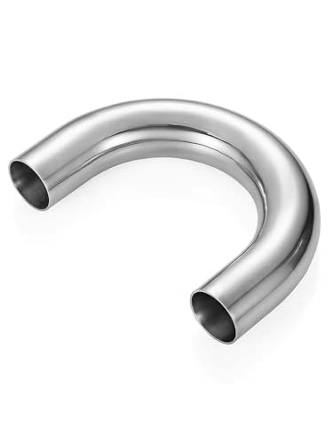 Coude à 180 degrés en acier inoxydable soudable de diamètre 32 mm - 3