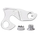 EaseSunny Patte de dérailleur arrière en alliage d'aluminium pour vélos Bianchi Oyama Triace, protection contre les dérailleurs de rechange, argenté