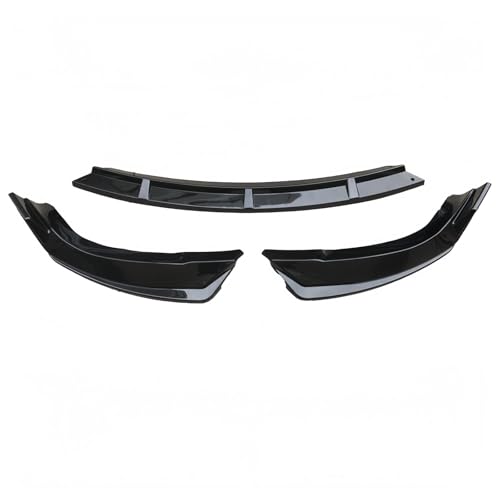 Car Bumper Lip for Tesla 21-25 for Model X Front Splitter Bolt-On Installation Flares Lip Spoiler Exterior Upgrade(Gloss Black)