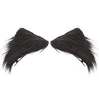 Ipetboom Barrette Oreille Peluche Pince à Cheveux De Fête