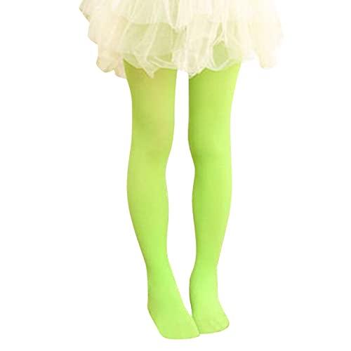 Solid Color Pantyhose for Toddler Kids Girls Stretchy Tights Ballet Dance Pantyhose Nylon Stockings (B, 12-24 Months)
