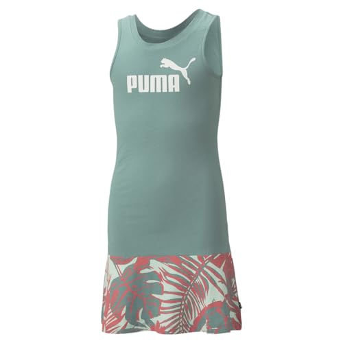 PUMA Toddler Girls Essentials Flower Power Tank Sleeveless Dress Casual Casual - Green