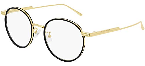 Bottega Veneta New-Classic BV1017O 001 Eyeglasses Women's Gold Optical Frame