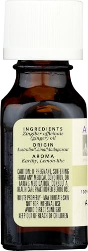 Aceite esencial de jengibre Aura Cacia 0.5 oz miniatura 5