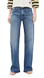 MOTHER Women's The Lasso Heel Jeans, Knick Knack Paddy Whack, 33