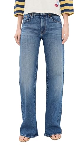 MOTHER Women's The Lasso Heel Jeans, Knick Knack Paddy Whack, 33