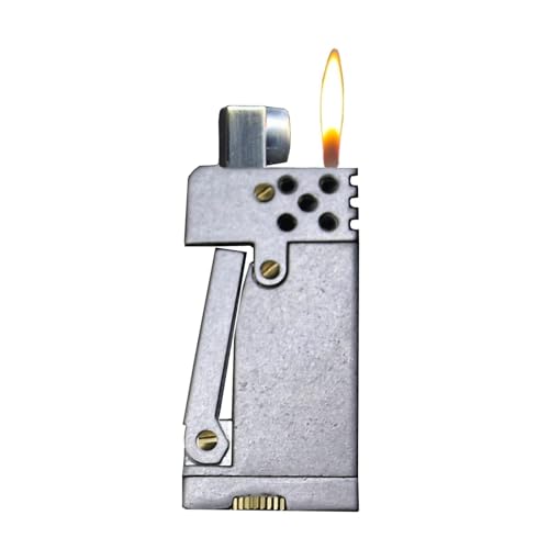 Encendedor de queroseno de llama suave, mechero de metal reutilizable 2