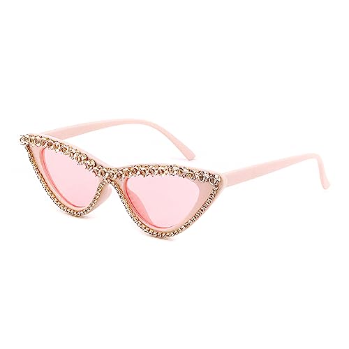Naimo Sparkling Crystal Cat Eye Sunglasses UV Protection Naimo Sparkling Crystal Cat Eye Sunglasses UV Protection