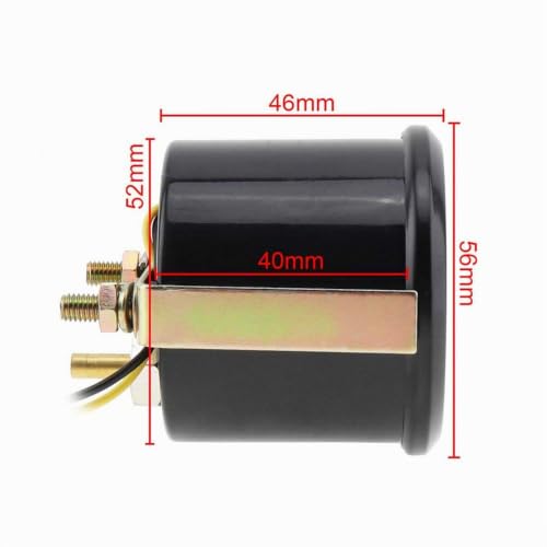 Mintice™ 2\ 52mm Auto Universal Licht Anzeige Turbodruck Bar Vakuum Instrument Gauge Messgerät