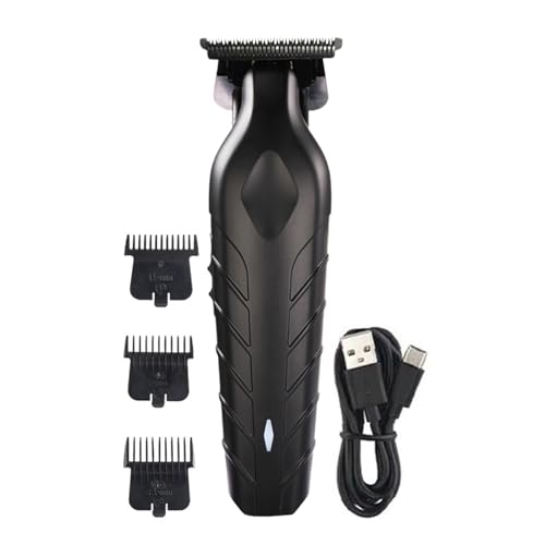 Recarga de cabello corta, corta de cabello para hombres, barba de cabello | Electric Clipper Men Bart Hair, Hogar Barber Precision Trowming con mango ergonómico para amigos, Hus para afeitarse