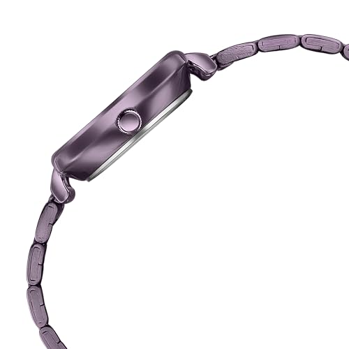 Image of Sonata Wedding Edit Quartz Analog Purple Dial Stainless Steel Strap Watch for Women