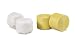 Bruder 02345 Accessories: Set of 4 Round Hay Bales - Wrapped & Unwrapped For Bale Wrapper (Color May Vary)