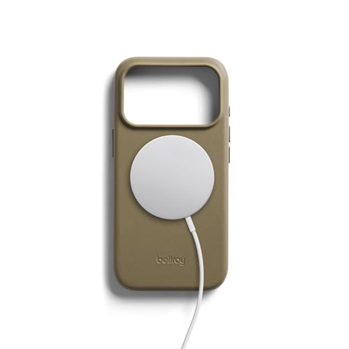 Coque de téléphone en Cuir Bellroy pour iPhone 17 Pro Max Khaki - 3