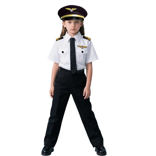 Disfraz de Piloto para Niños Talla 7-8 Años miniatura 5