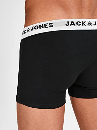Jack & Jones Herren Jacsolid Trunks 10 Packs Boxershorts, 5x Blue Nights, 5x Schwarz ,S 5