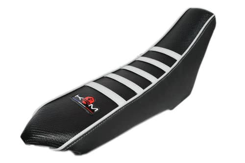 Housse de siège blanc Rieju KRM accessoire moto IRM selle