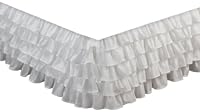 Algopix Similar Product 15 - Greenland Home MultiRuffle Bed Skirt