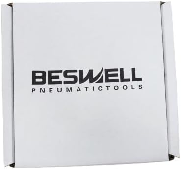 BESWELL® 1/2-Inch Metal Housing Air Impact Wrench with Up to 1254 Foot-Pounds of Real Max Loosen Power-BW-112FN-A