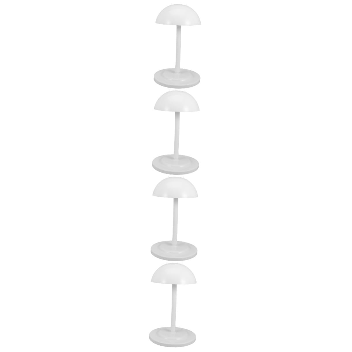 FRCOLOR 4 Soportes Para Pelucas Compactos Y Portátiles Multifunción Para Exhibición De Pelucas Y Sombreros.