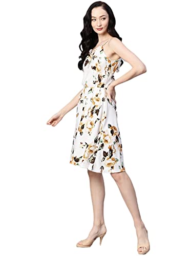 Image of arriva fab Women's Knitted Polyster Printed Dress
