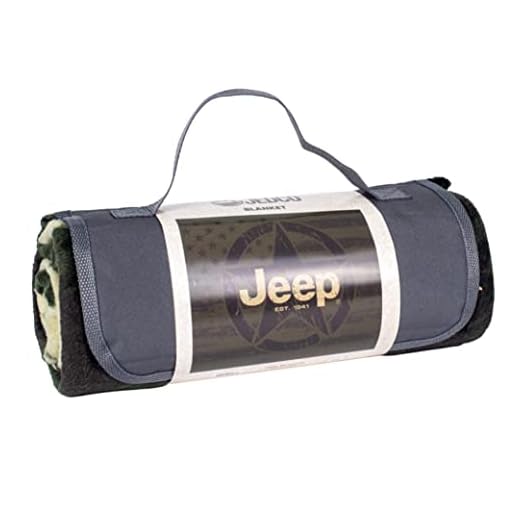 Jeep Star Flag Roll-up Blanket