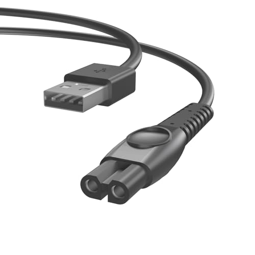 Superer 5 V Chargeur Câble Compatible avec Philips Rasoir 3000X/5000X/8000/i9000, pour One Blade 360 Visage & Corps QP2824 QP2734 QP1924, All-in-One Trimmer, Certains modèles Bodygroom 3000/5000/7000