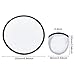 ventilador plegable de rendimiento circular simple portátil redondo mano mujer plegable mano en blanco Imagen de ventilador plegable de rendimiento circular simple portátil redondo mano mujer plegable mano en blanco