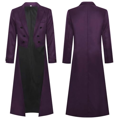Smoking victorien homme gothique veste de tailleur pour cosplay chic