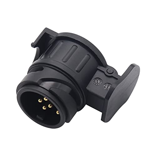 Fafeicy Adattatore per Rimorchio 13 Pin a 7 Pin, Spina Circolare, Uscita di Tensione 12 V, Collega le Luci di Segnalazione del Rimorchio, Adatto per Veicoli Commerciali, Navi