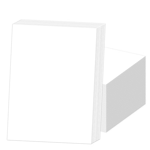 White Cardstock 8.5 x 11, White Cardstock Printer Paper 80lb 100 ...