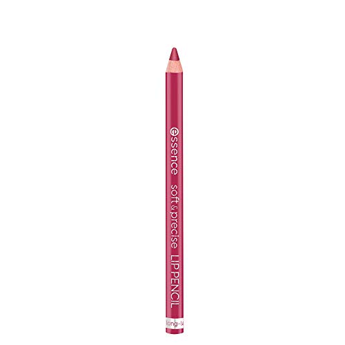 essence soft & precise LIP PENCIL, Lippenkonturenstift, weich & präzise, Nr. 107 wild side, rot, farbintensiv, natürlich, vegan, entspricht unserem CLEAN BEAUTY Standard (0,78g)