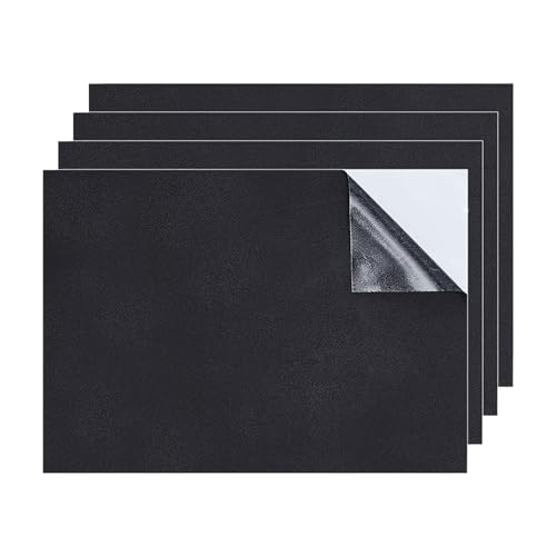 Placas de espuma autoadhesivas, 4 unidades de alta densidad cortable, almohadillas de protección para el suelo, autoadhesivas, aislamiento antivibración, para muebles, manualidades, altavoces