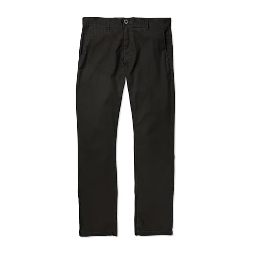 Volcom Men's Frickin Modern Fit Stretch Chino Pant Black