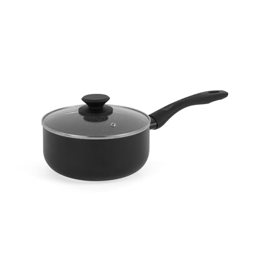 Progress Marble Ceramic - Casseruola Antiaderente - Alluminio Ø 16 cm Pentola Con Coperchio, Rivestimento In Ceramica Marmorizzata, Manico Ergonomico, adatto per tutti i fornelli da cucina