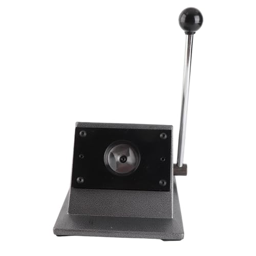 Graphic Punch Die Cutter, 25mm 75mm Manual Round Badge Button Maker Heavy Duty Circle Paper Punch Cutter for 25mm 32mm 58mm 75mm Buttons (32mm)