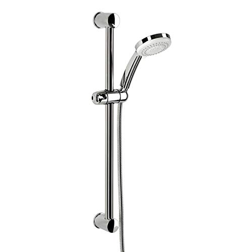 Tatay Calma Sliding Rail Shower Kit, Silver