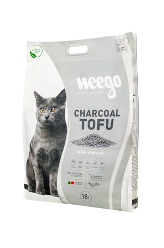 Weego Cat Litter Charcoal Tofu 18L