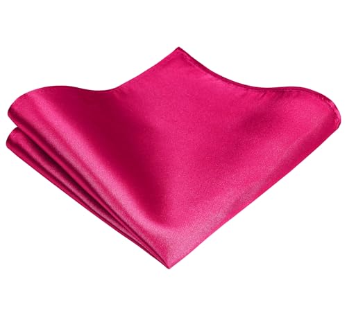 Image of TIE G Solid Satin Woven dyed Color Formal Black Necktie and Pocket Square Sets in Gift Box
