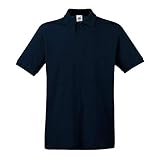 fruit of the loom premium polo größentabelle Größen: S - 3XL Fruit of the Loom - Premium Poloshirt / Navy, XL